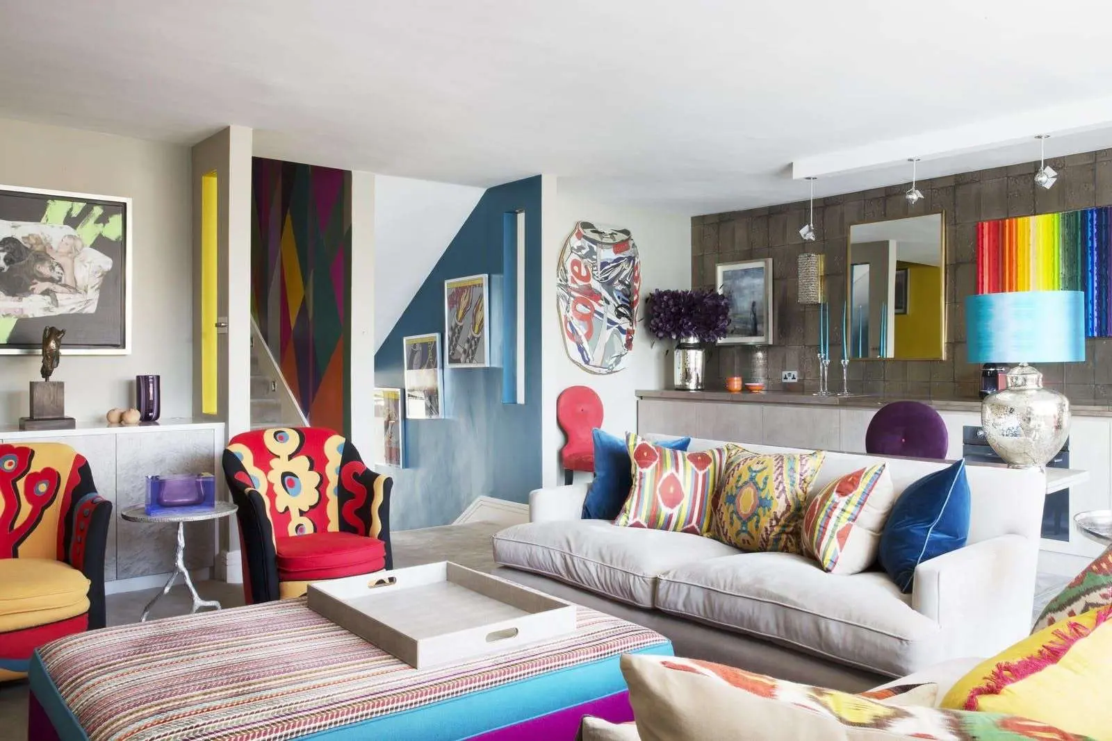 Maximalist furniture is not merely for the faint of heart; rather, it's an opportunity to celebrate audacity, uniqueness, and originality.