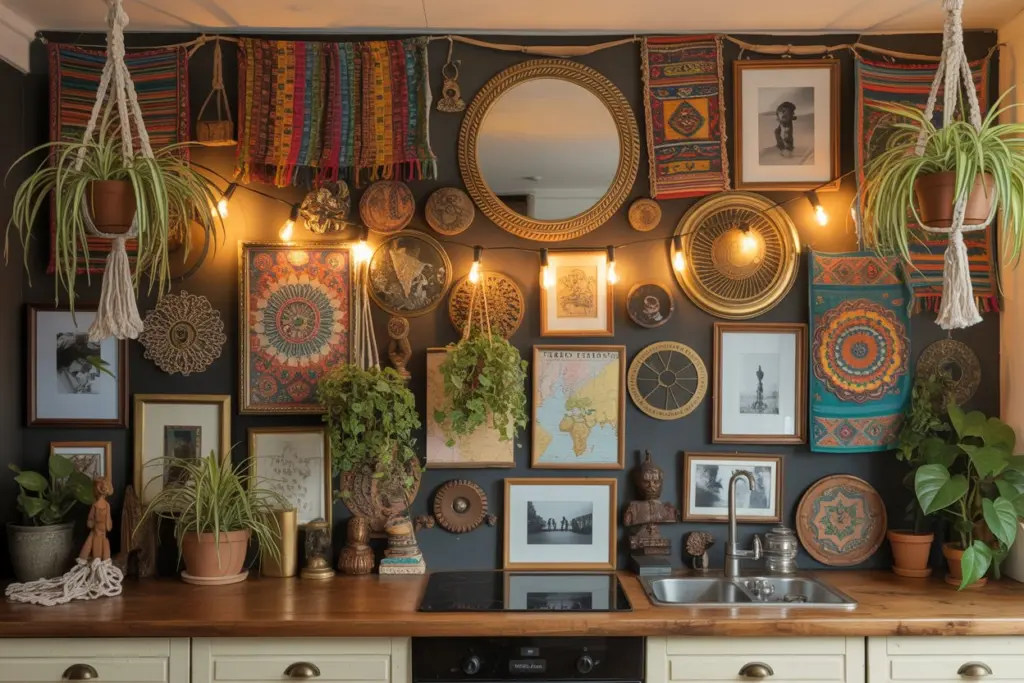 Find out How to create a Bohemian Kitchen 10 bohemian gallery wall