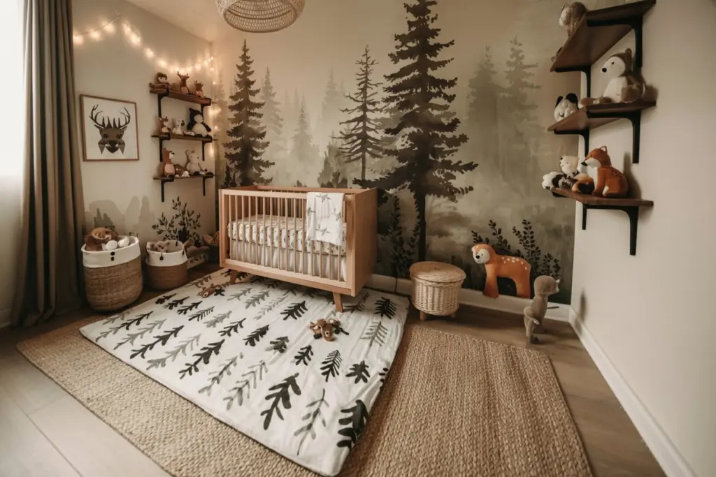 The ultimate guide to decorating a baby boy nursery 6 woodland-themed nursery