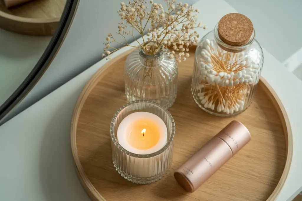 Stage perfumes, make-up & small objects