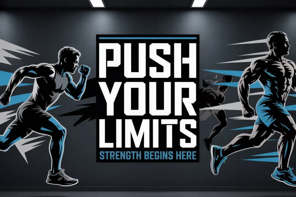 How to design a gym room at home 5 Motivational Wall Art for your gym room decoration