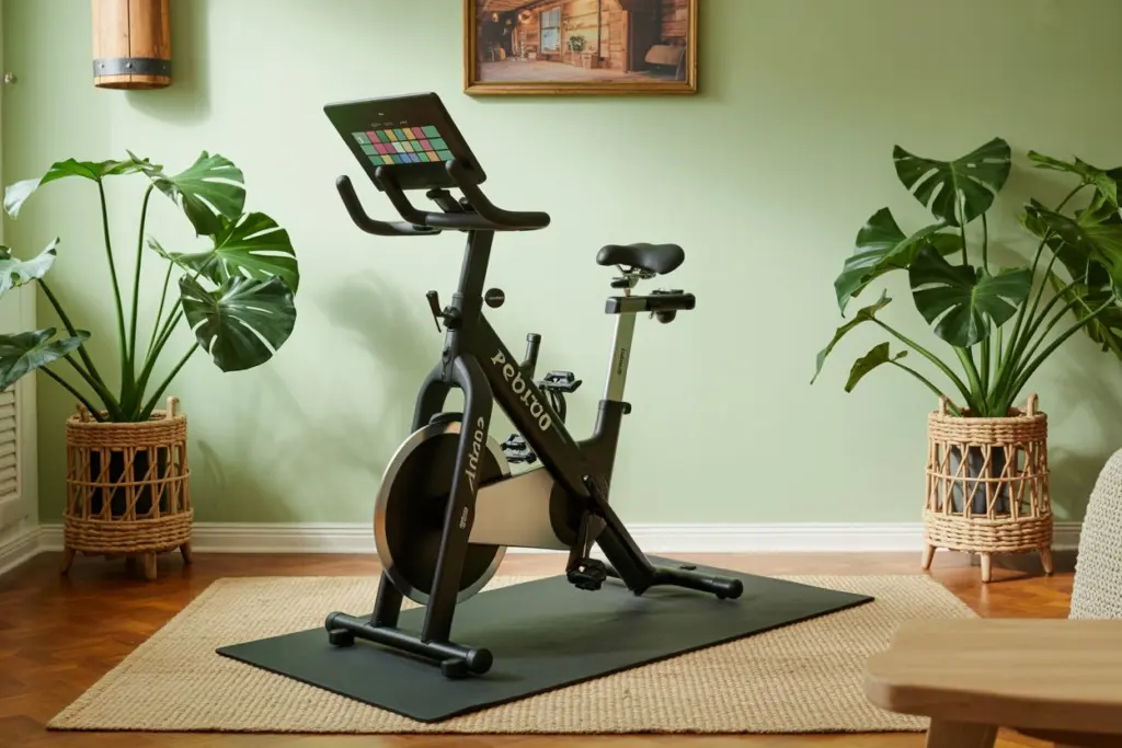 How to design a gym room at home 21 A workout area in a studio