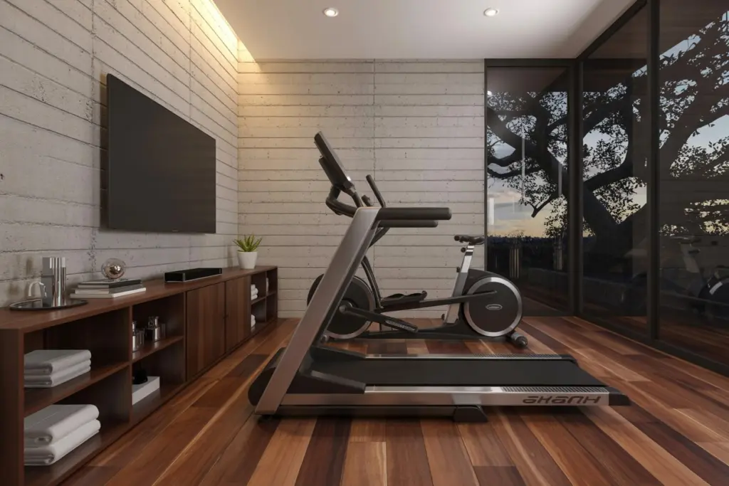How to design a gym room at home 11 Integration of Smart Technology in the gym room