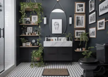 How to Embracing Eclectic Opulence to Maximalist Bathroom Decoration
