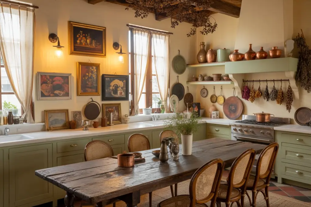 Find out How to create a Bohemian Kitchen 3 A bohemian vintage kitchen