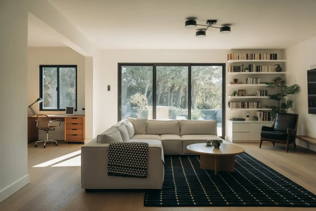 Home Office: how to design a workspace in every room 7 How to create an office corner in the living room?