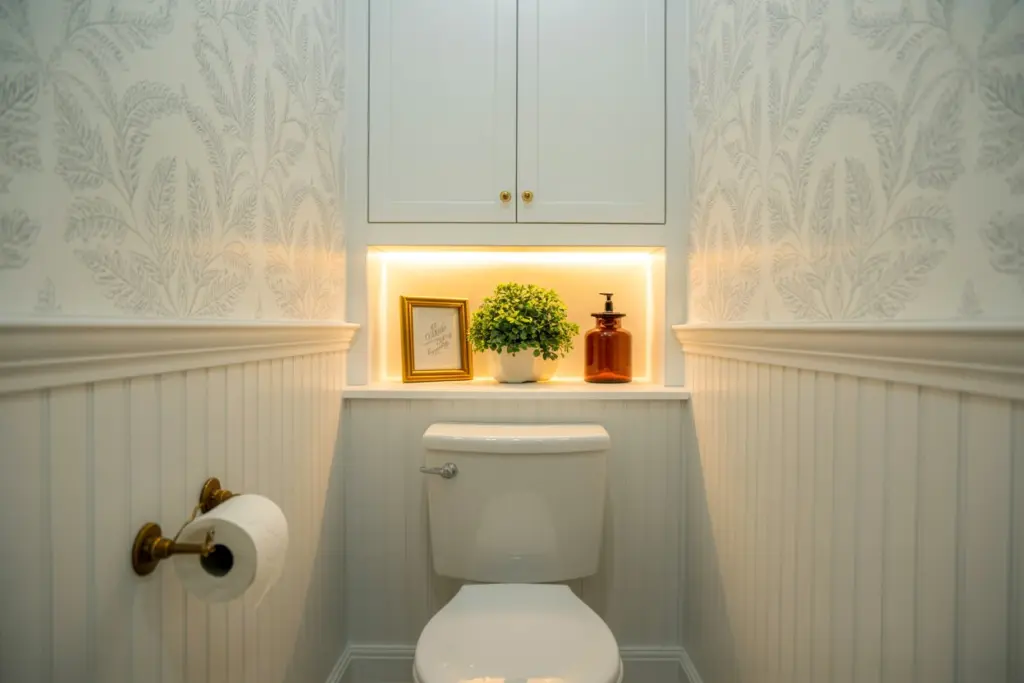 Toilet design: 20 amazing Decorative Ideas to impression you 16 Create a Unique Toilet Cabinet