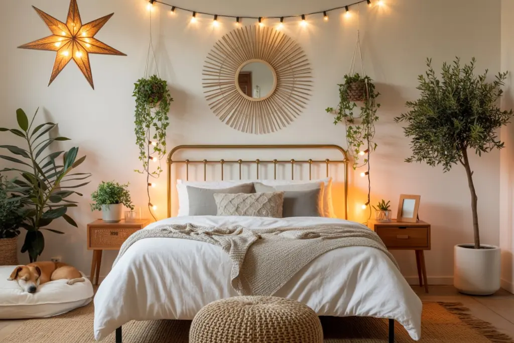 Farmhouse style bedroom