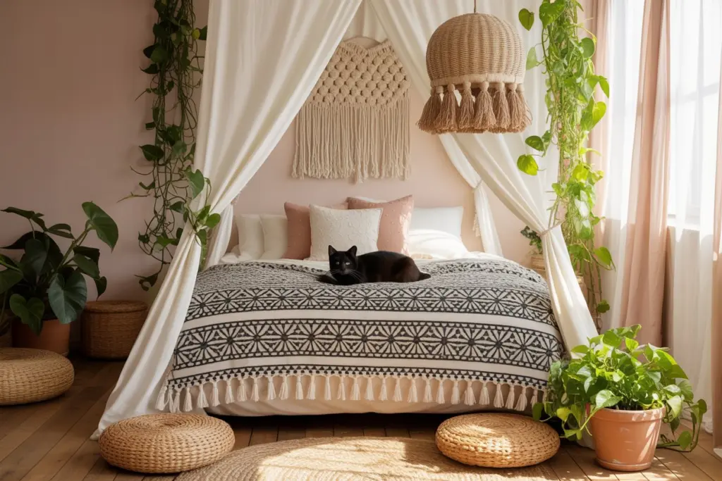 How to succeed an elegant Boho bedroom 15 bohemian bedroom