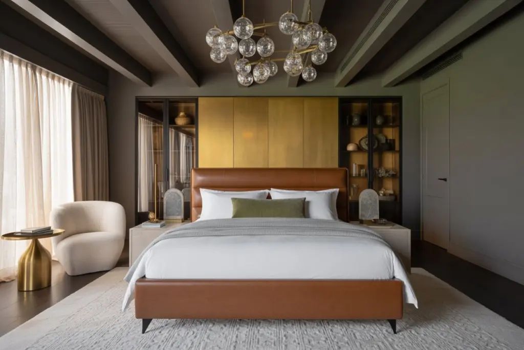 How to select the right ceiling color for your home 12 Black bedroom design
