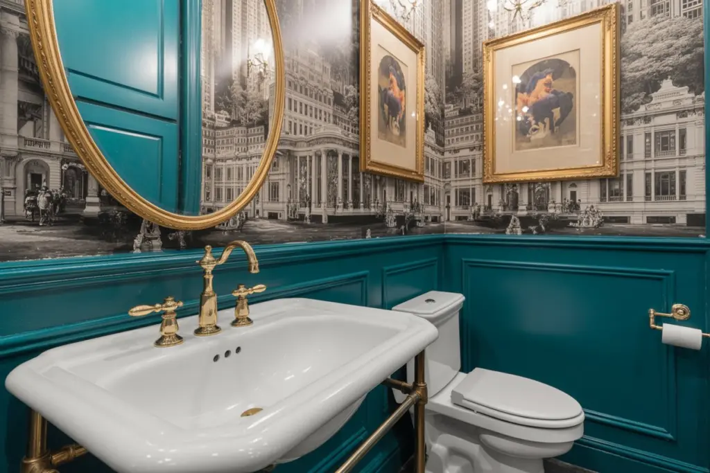 Find how to create an elegant powder room 3 The practical side of the powder room