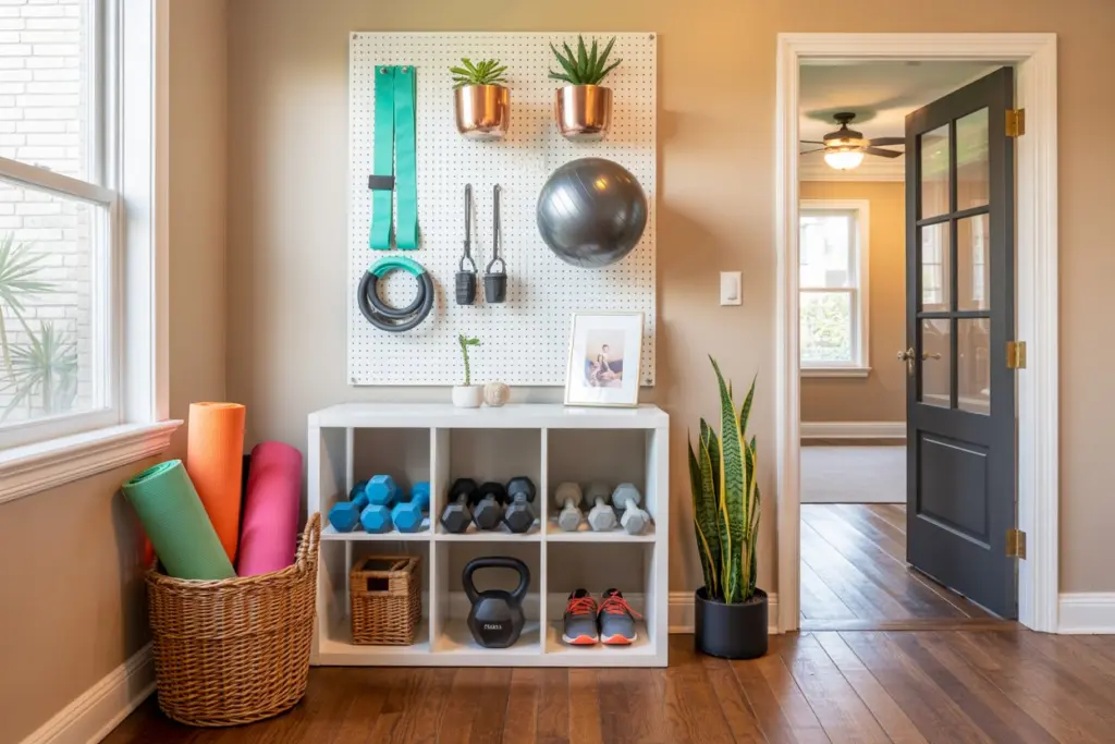 How to design a gym room at home 2 Defining the room in which to install the gym