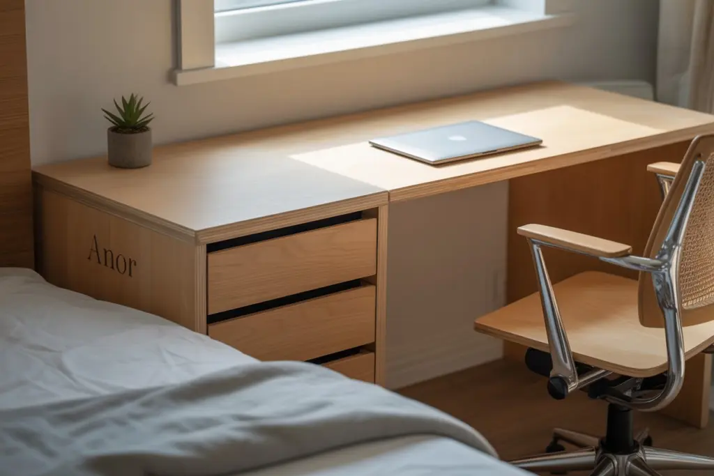 Home Office: how to design a workspace in every room 15 modular desk