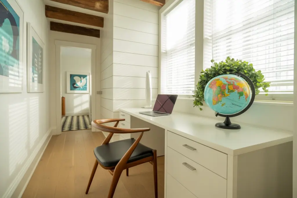 Home Office: how to design a workspace in every room 23 How to create an office corner in the hallway?