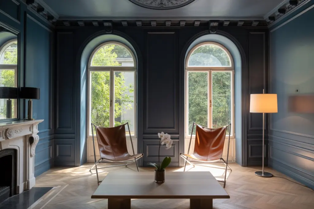 How to select the right ceiling color for your home 6 Midnight blue living room ceiling color