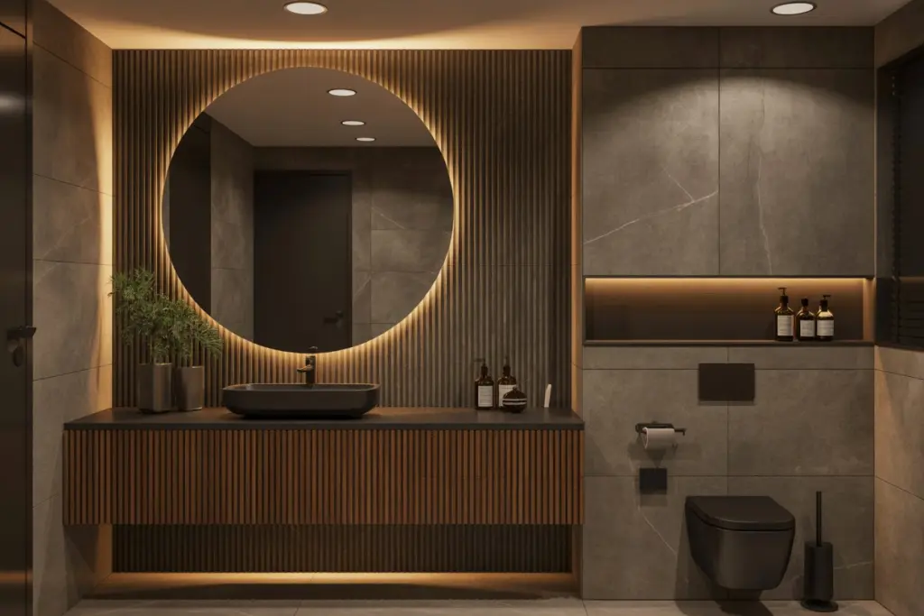 Find how to create an elegant powder room 2 The difference between a bathroom and a powder room