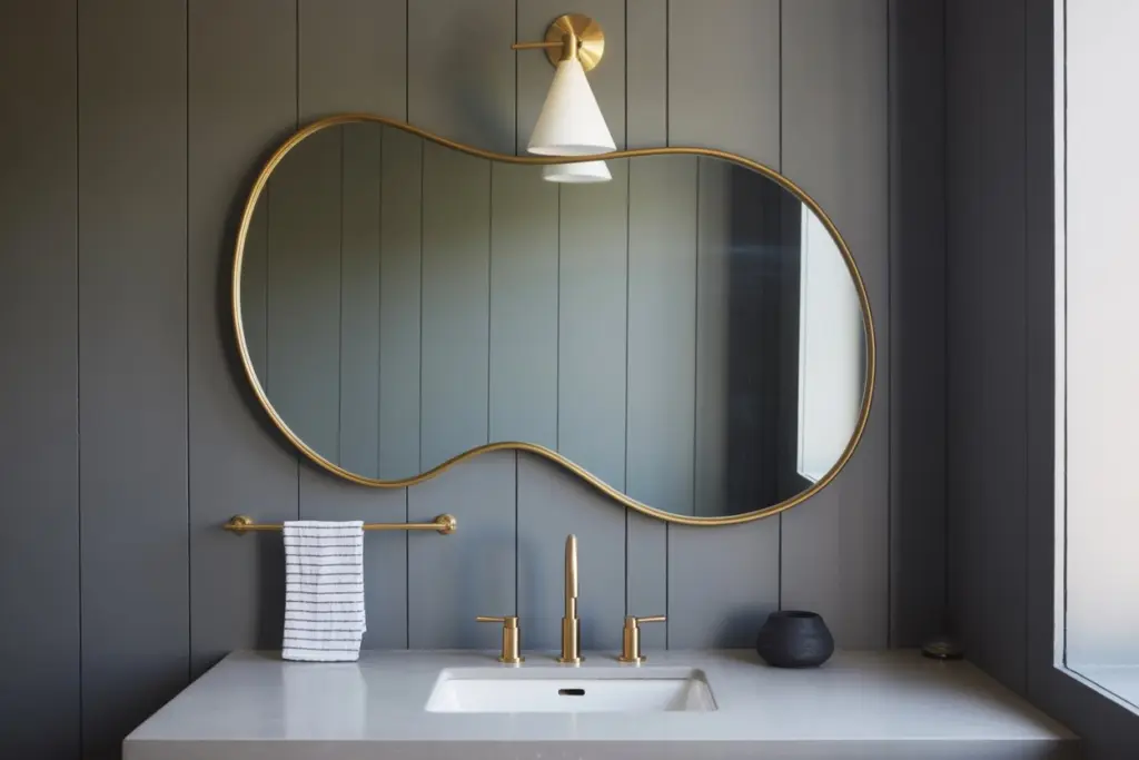 Find how to create an elegant powder room 17 Wall cover bathroom