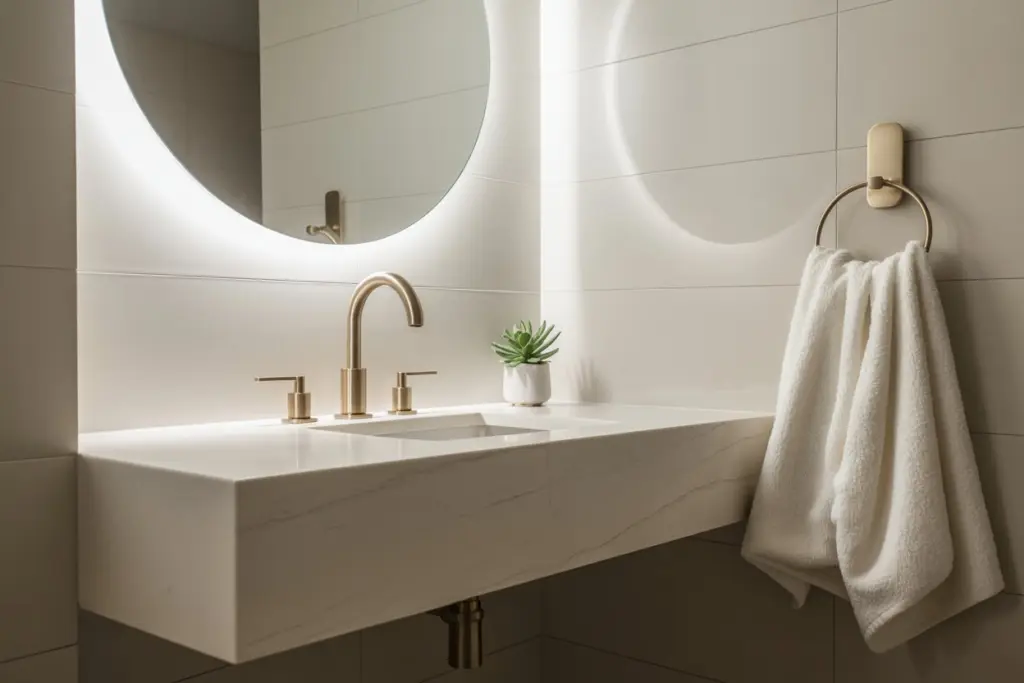 Find how to create an elegant powder room 18 powder room
