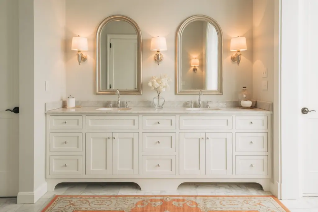 Bathroom accessories: how to choose bath mat and shower curtain 13 Choose the design of your bath mat to match your bathroom accessories