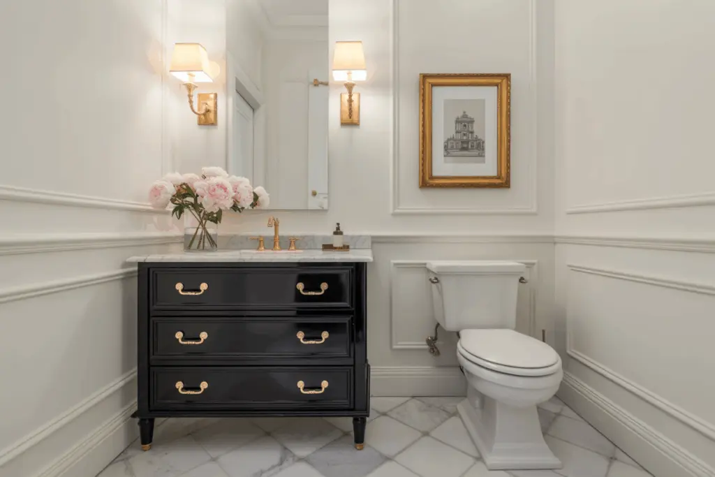 Find how to create an elegant powder room 4 Planning and design a powder room