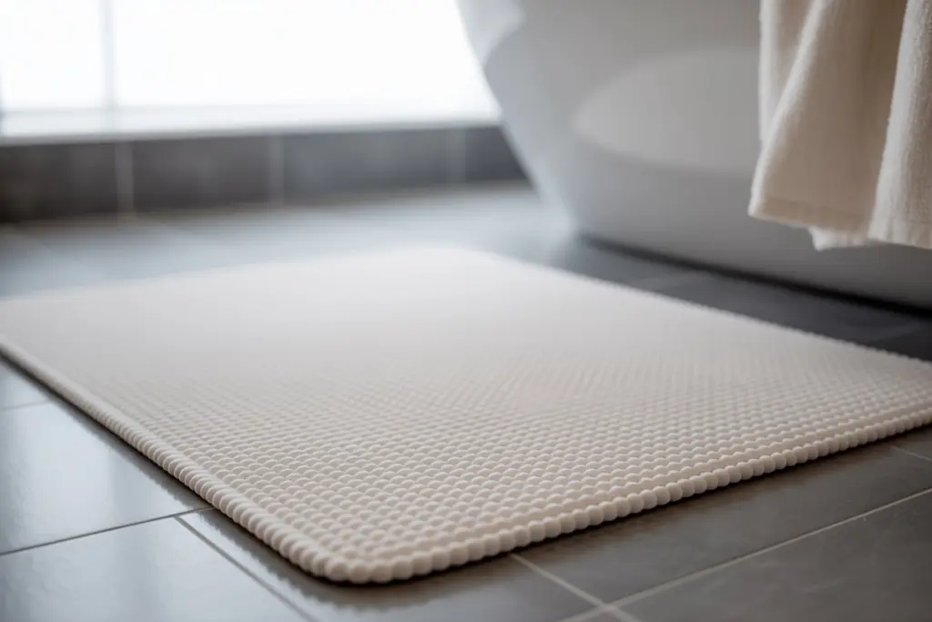 Bathroom accessories: how to choose bath mat and shower curtain 8 Bathroom accessories: how to choose bath mat and shower curtain