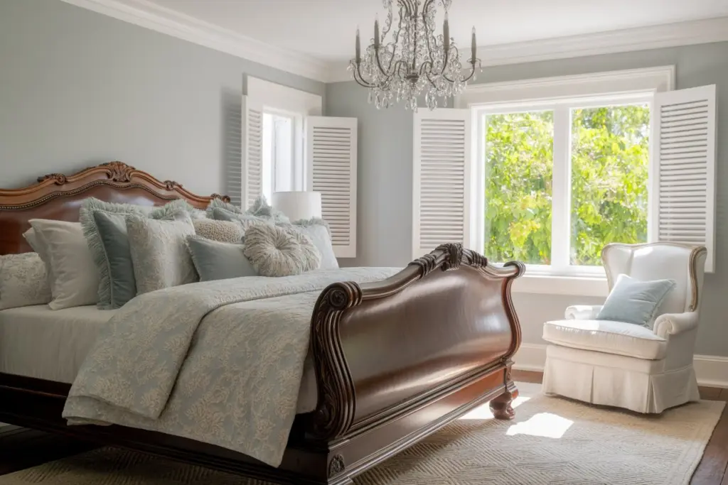 Soft Neutral colors for your Farmhouse style bedroom