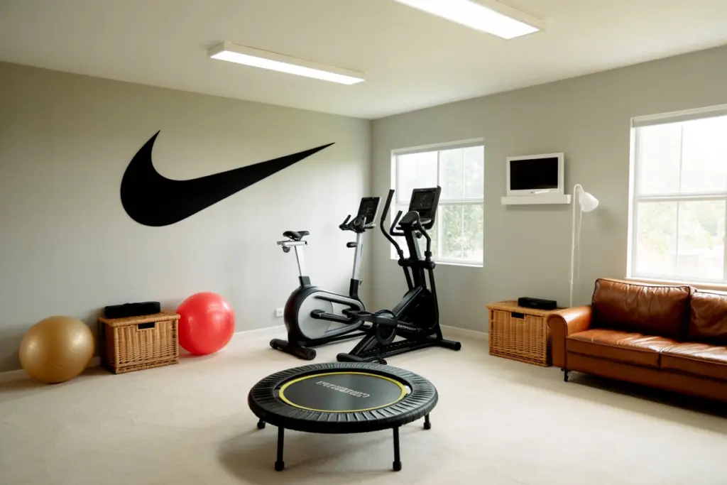 How to design a gym room at home 4 Regulate the temperature of the gym room: