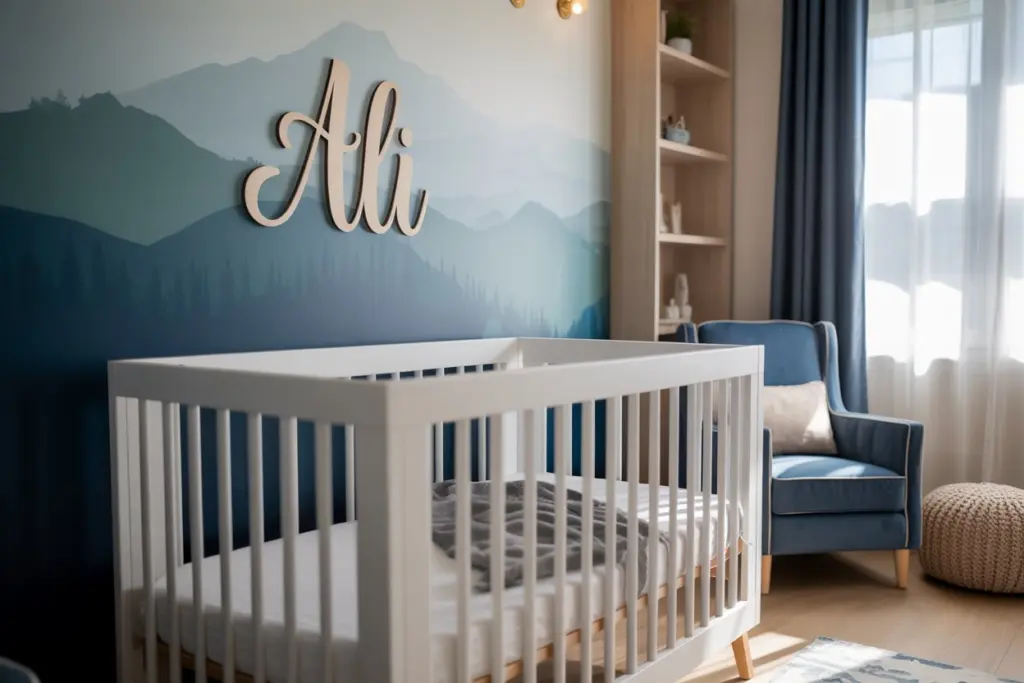 The ultimate guide to decorating a baby boy nursery 4 Combining the colors in baby boy room