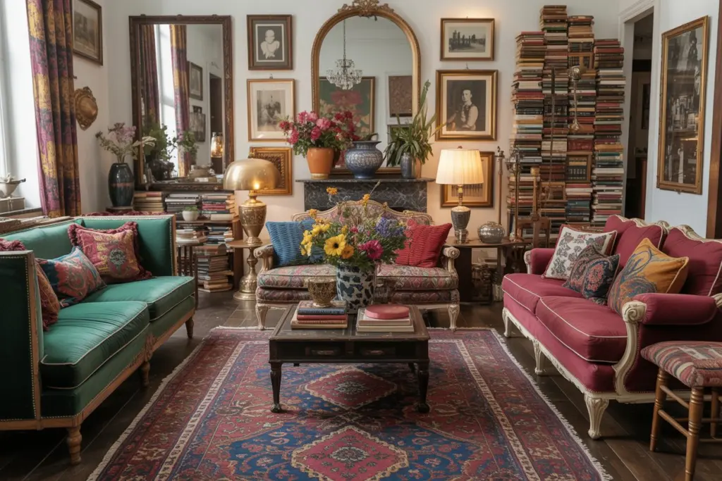 Maximalist Living Room: Everything you need to know about 2 Eclectic maximaliste living room inspiration