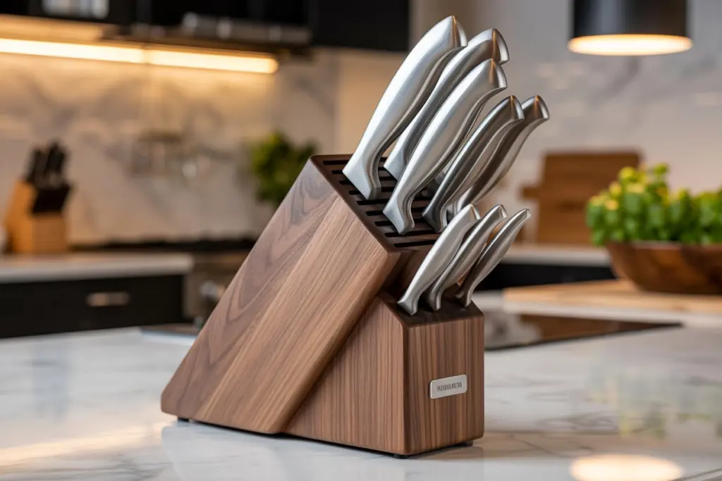 Kitchen Countertop Decoration: How to Elevate Your Kitchen carefully and creatively 15 Artful Knife Block