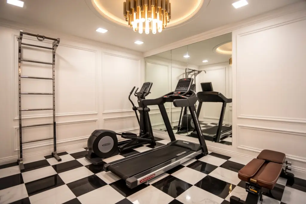 How to design a gym room at home 20 Home gym in basement