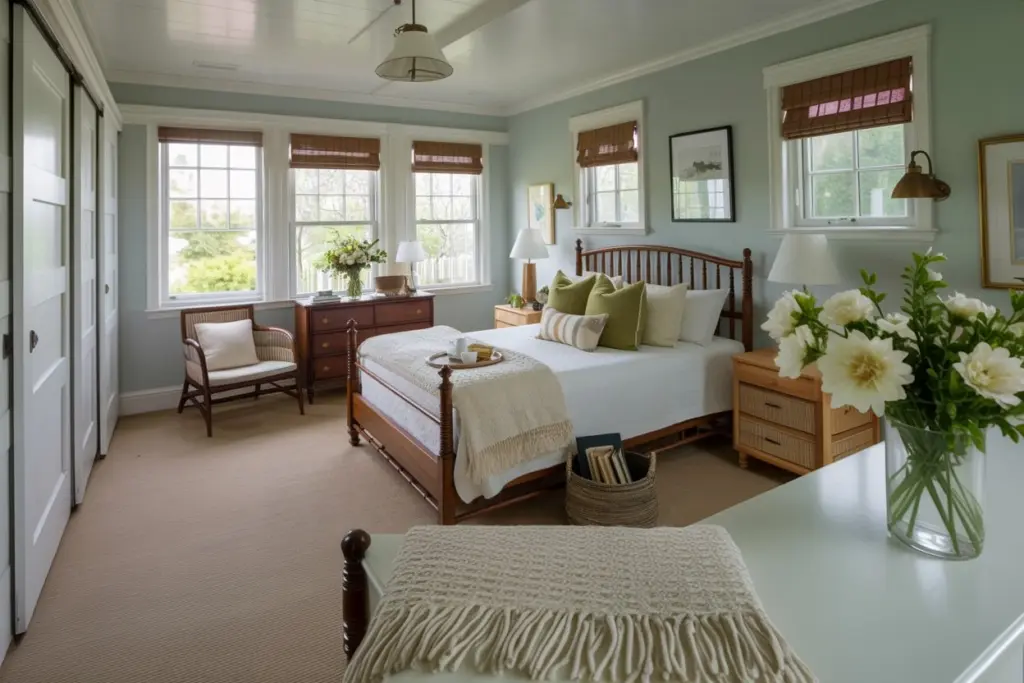  Farmhouse-style bedroom 