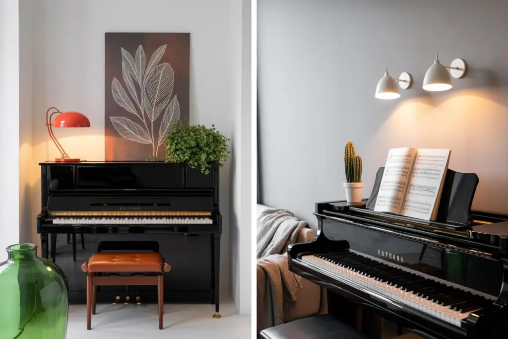 Piano Room: how to Create a fabulous ambience in your home 8 Piano room lighting