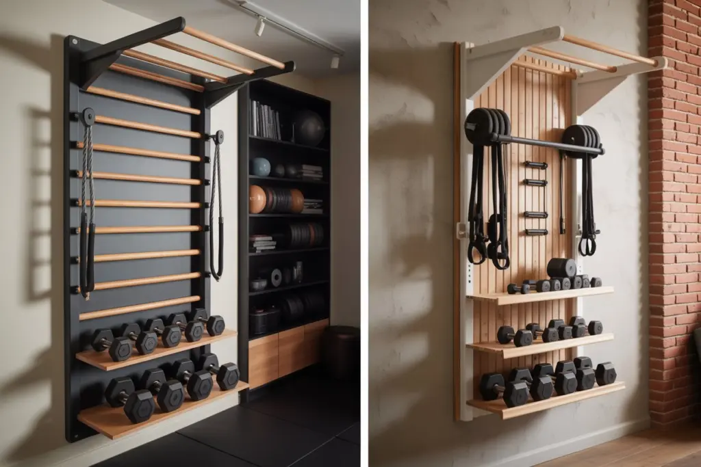 How to design a gym room at home 9 Usefull stirage gym room
