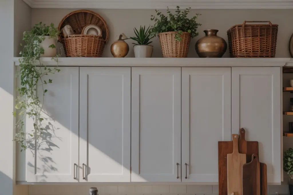 Kitchen Cabinets: How to Functionaly Decorate Above Your Cabinets 2 Decorate Above Kitchen Cabinets