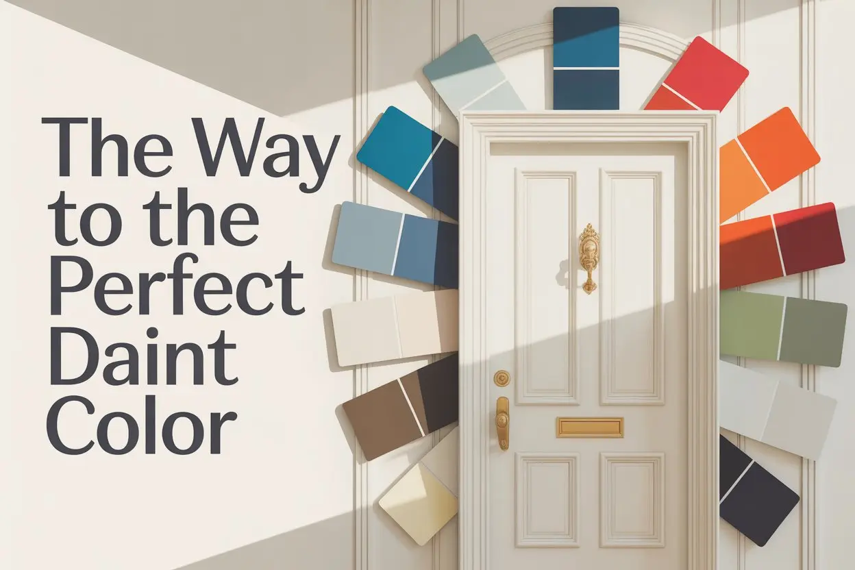 The way to the Perfect door paint color