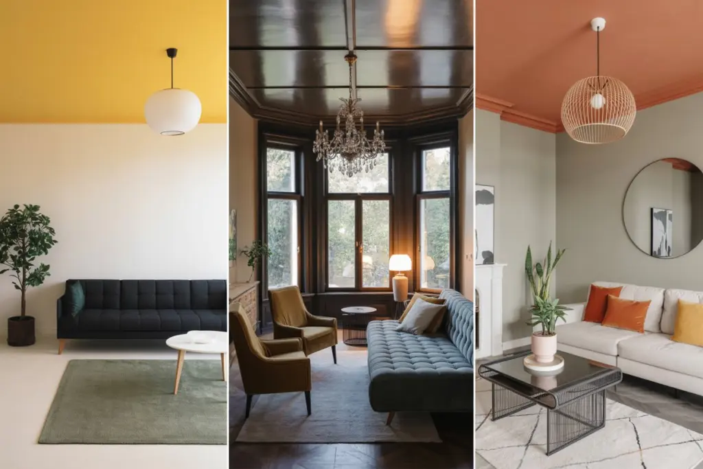How to select the right ceiling color for your home 8 Rich earthy ceiling color