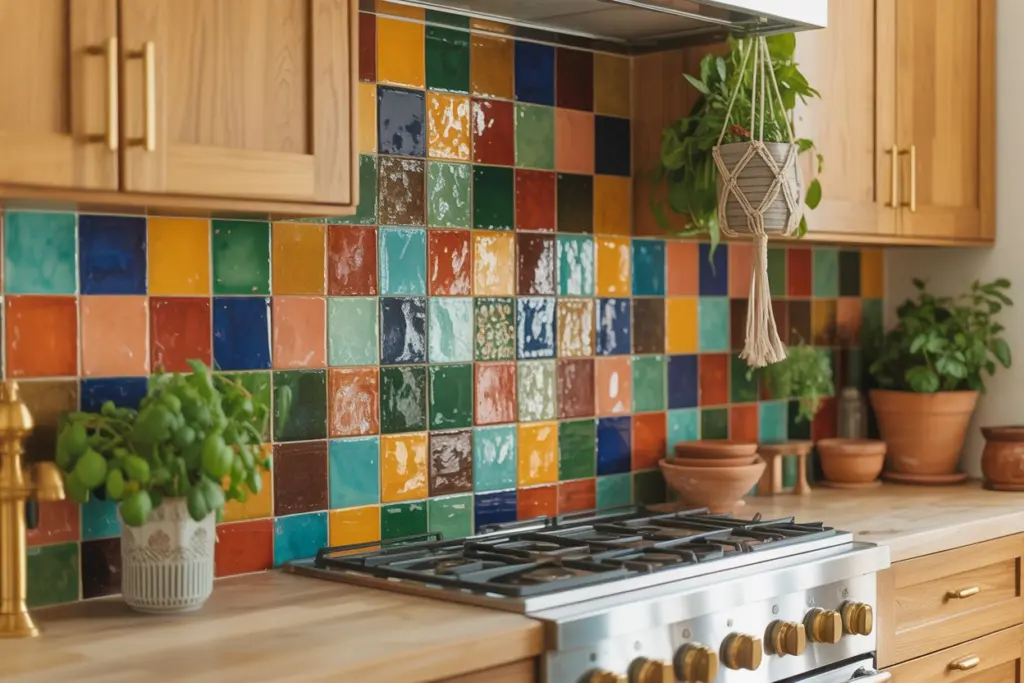 Find out How to create a Bohemian Kitchen 7 How To Do Boho in kitchen with Vibrant Color Palette