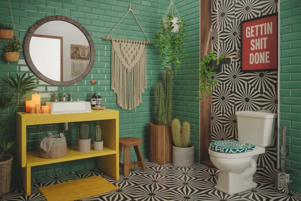 How to Embracing Eclectic Opulence to Maximalist Bathroom Decoration 2 how to mix and match different design styles into Maximalist Bathroom