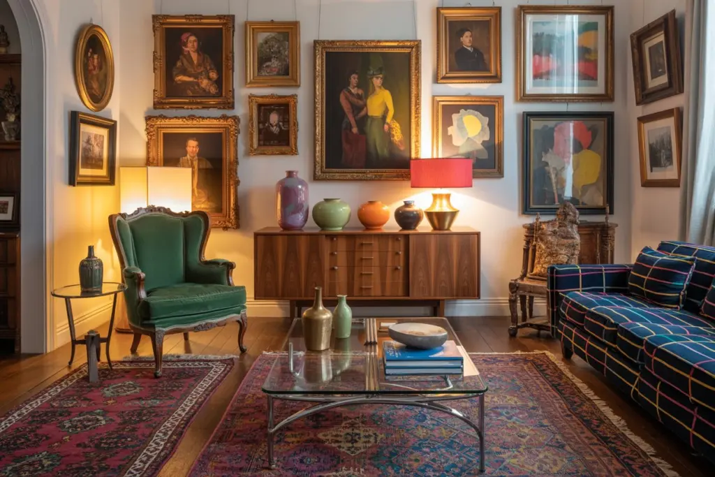 How to Infuse Your Decor with Maximalist Furniture 5 vintage treasures with modern standout pieces of furniture.