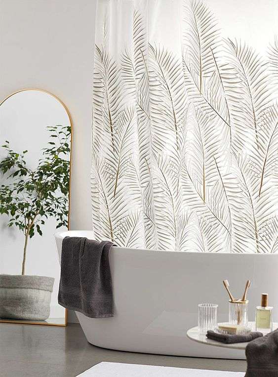Bathroom accessories: peva shower curtains