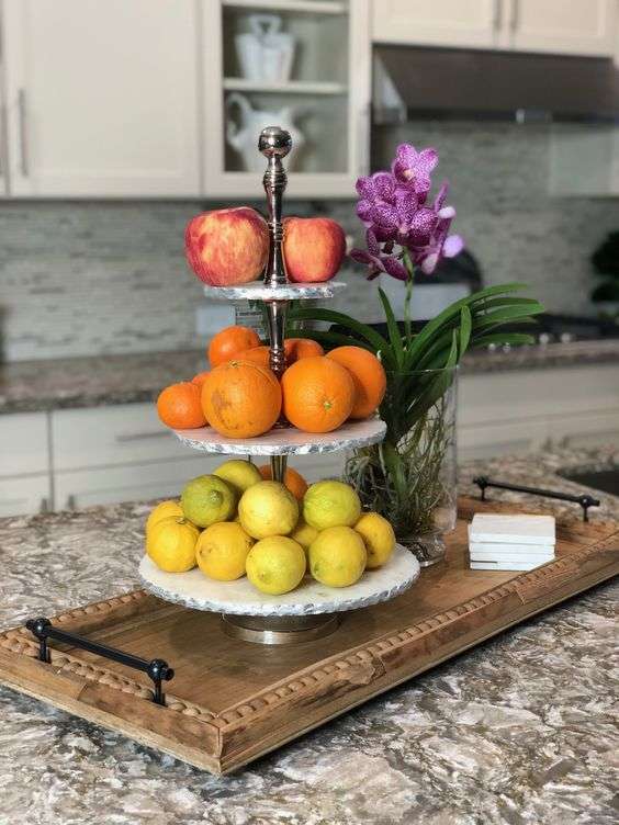 Refresh the space with fresh fruit: