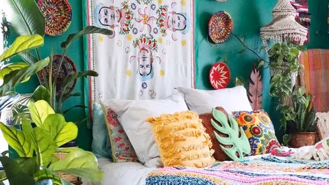 A bohemian décor tells a story, that of its occupants, through the objects chosen and accumulated over time...