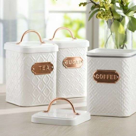 Functional Display with Canisters: 