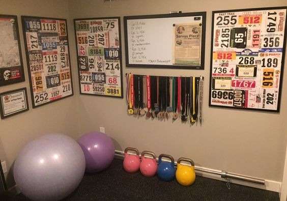 Personalized Elements in gym room