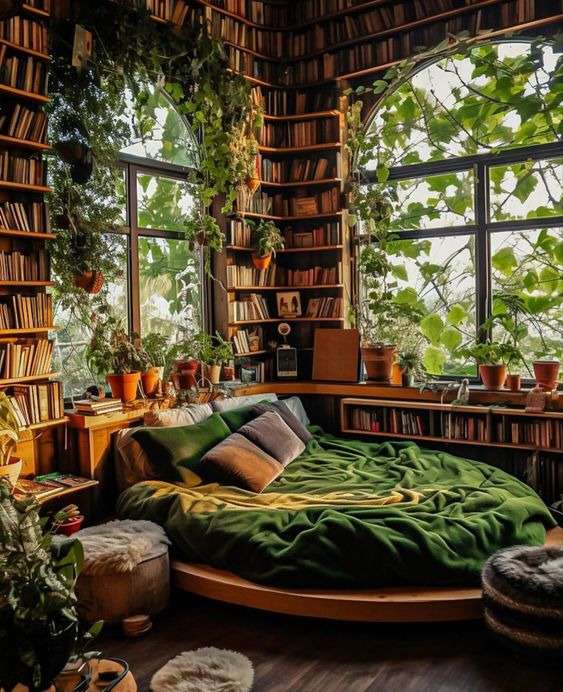 Bohemian style bedroom