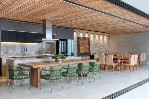The designer kitchen
