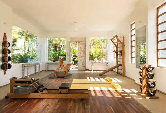 A wellness area with a Zen atmosphere: 