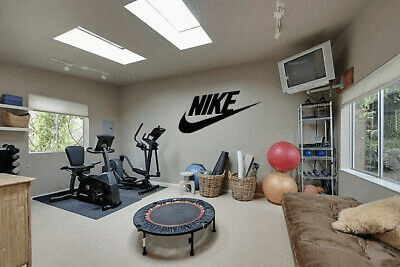 How to design a gym room at home 4 Regulate the temperature of the gym room: