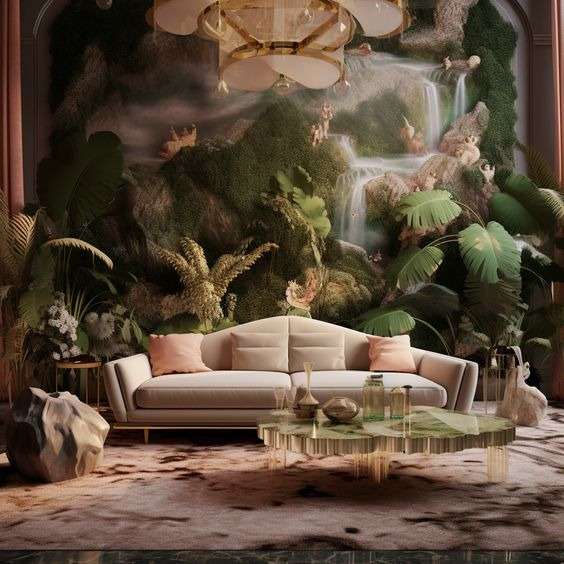 Eclectic Pattern in Maximalist style